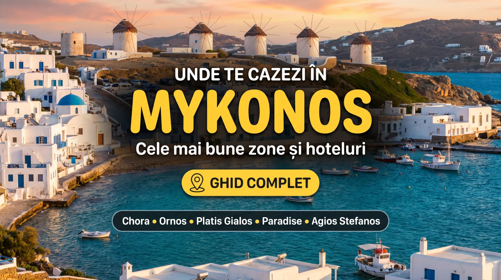 Unde te cazezi în Mykonos