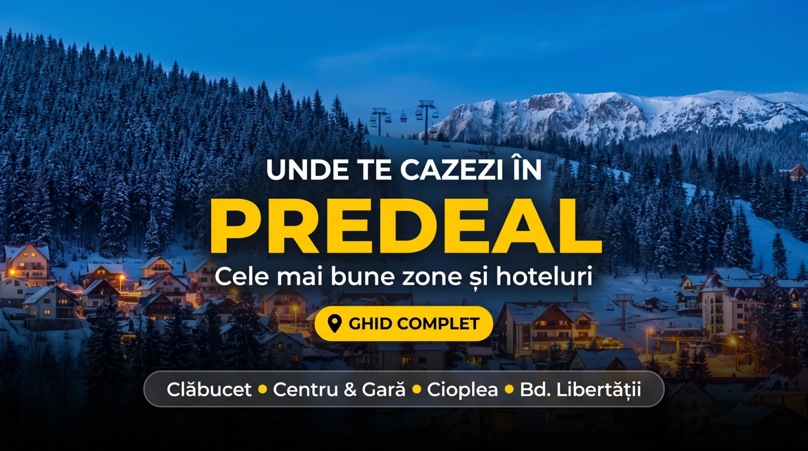 Unde te cazezi în Predeal