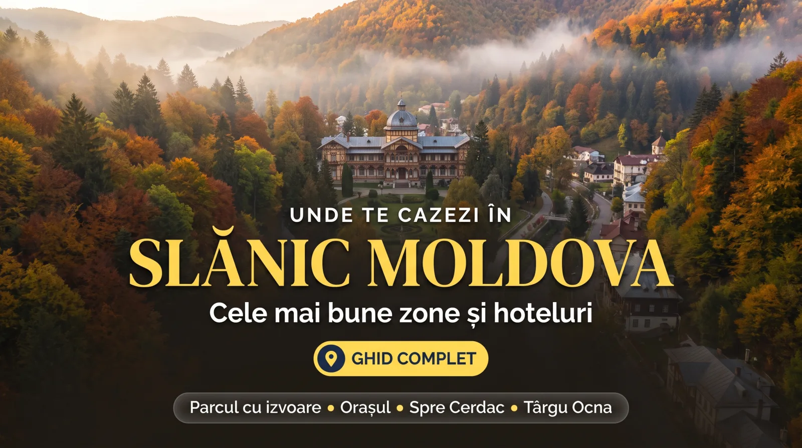 Unde te cazezi în Slănic Moldova