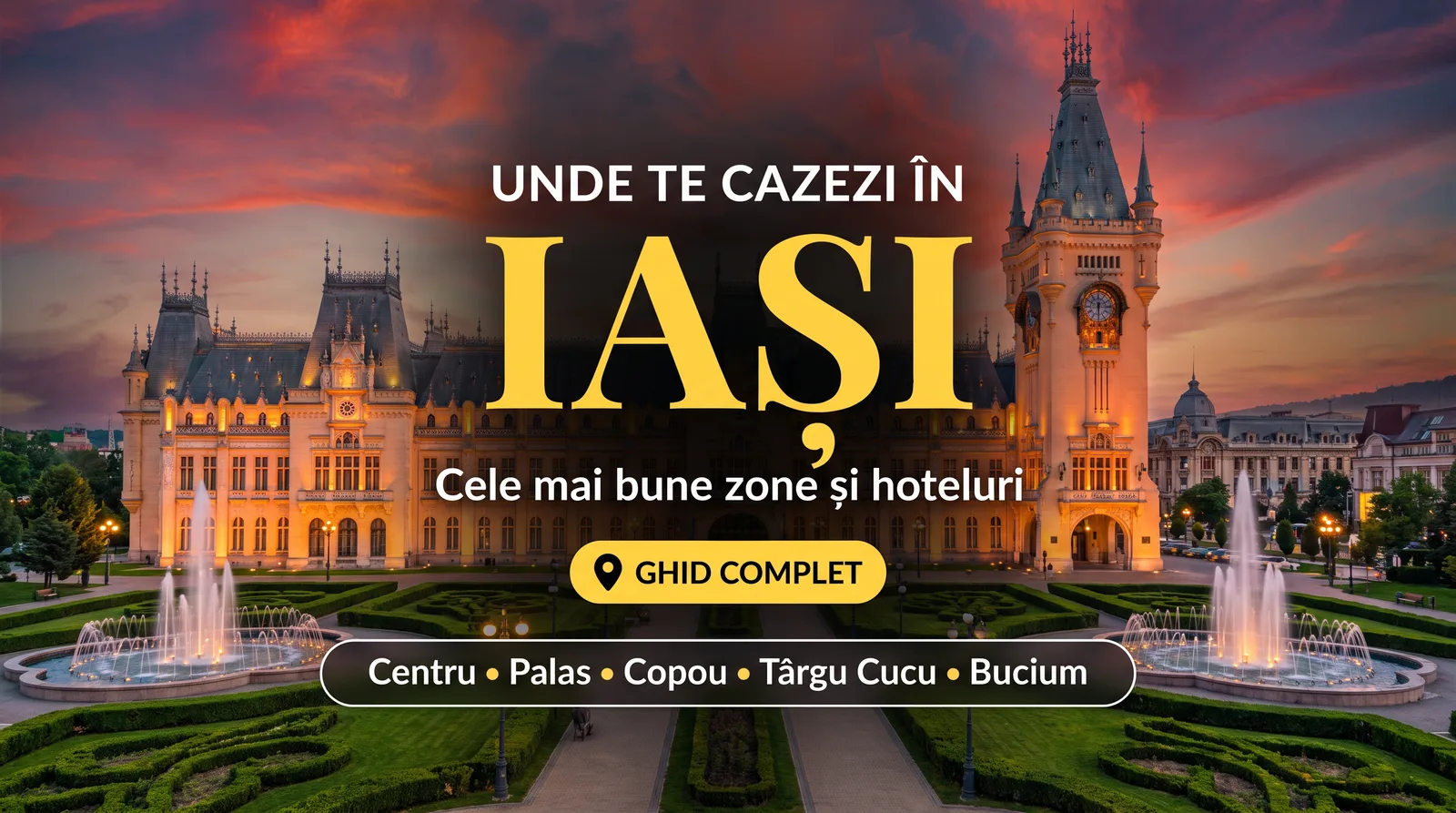 Unde te cazezi în Iași