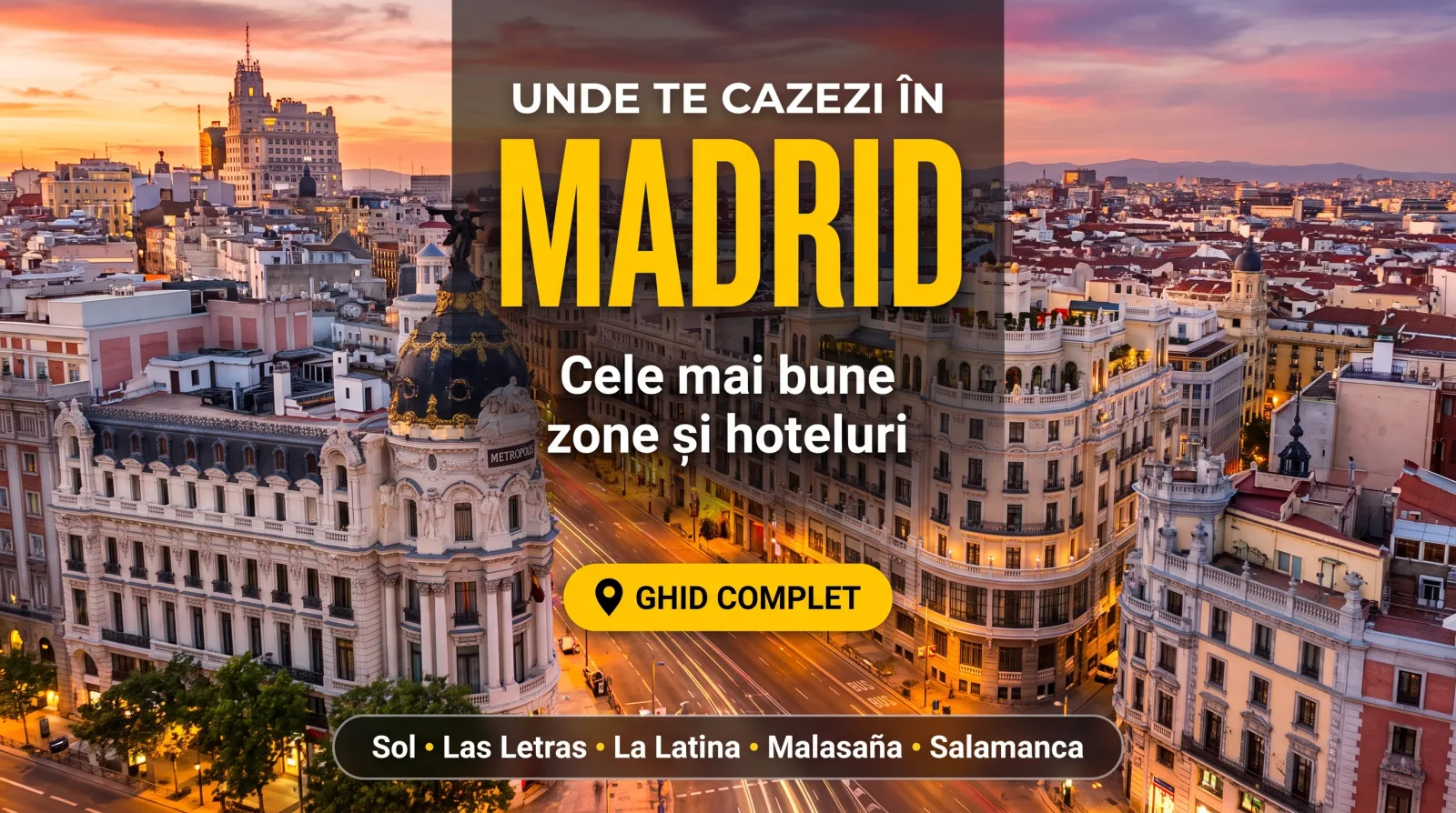 Unde te cazezi în Madrid