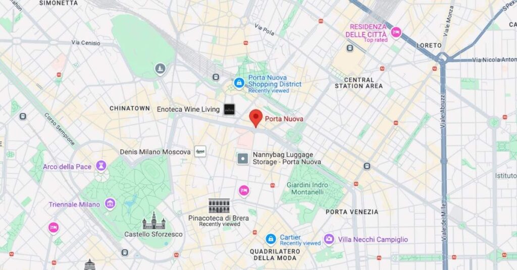 unde te cazezi in milano - Porta Nuova