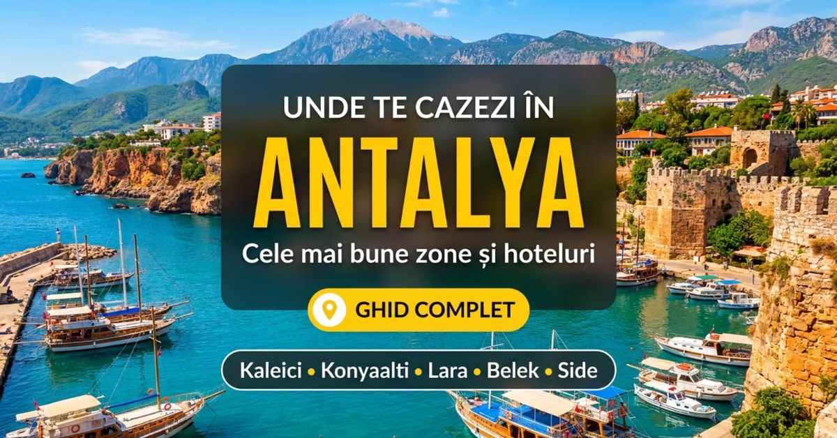 Unde te cazezi în Antalya