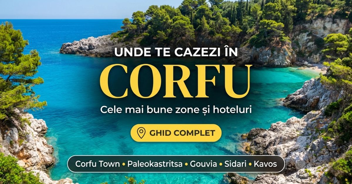 Unde te cazezi în Corfu