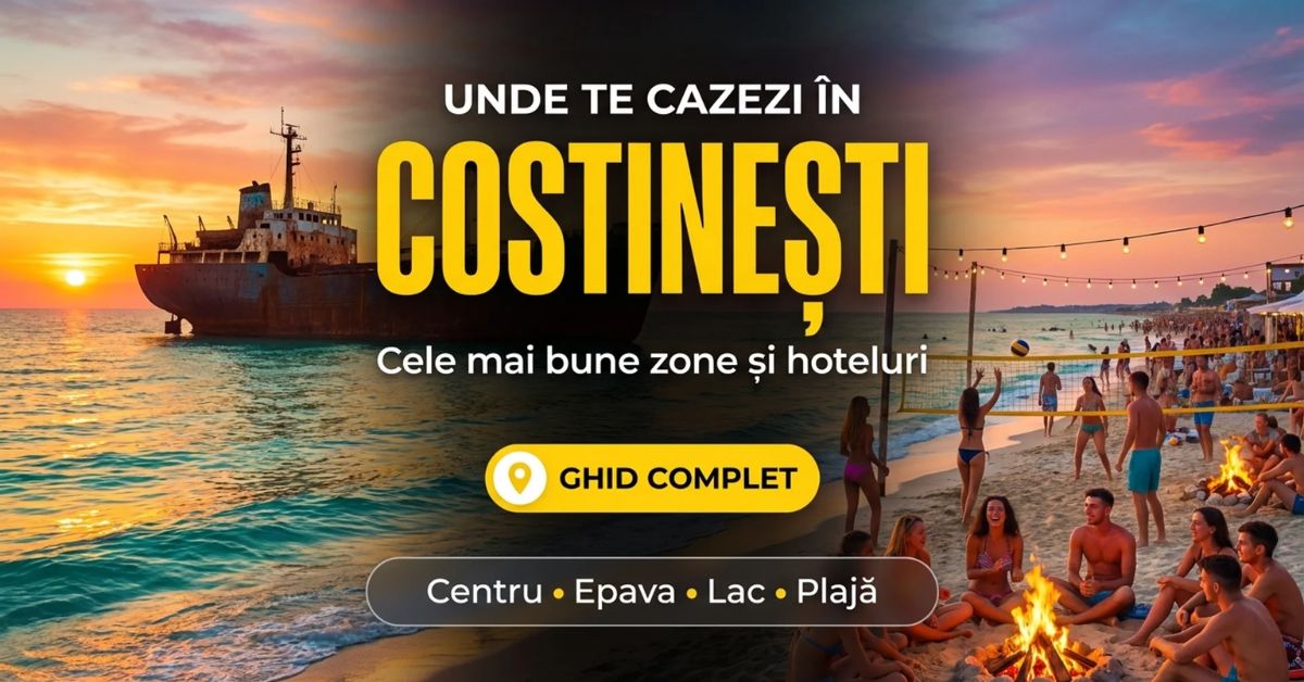 Unde te cazezi în Costinești