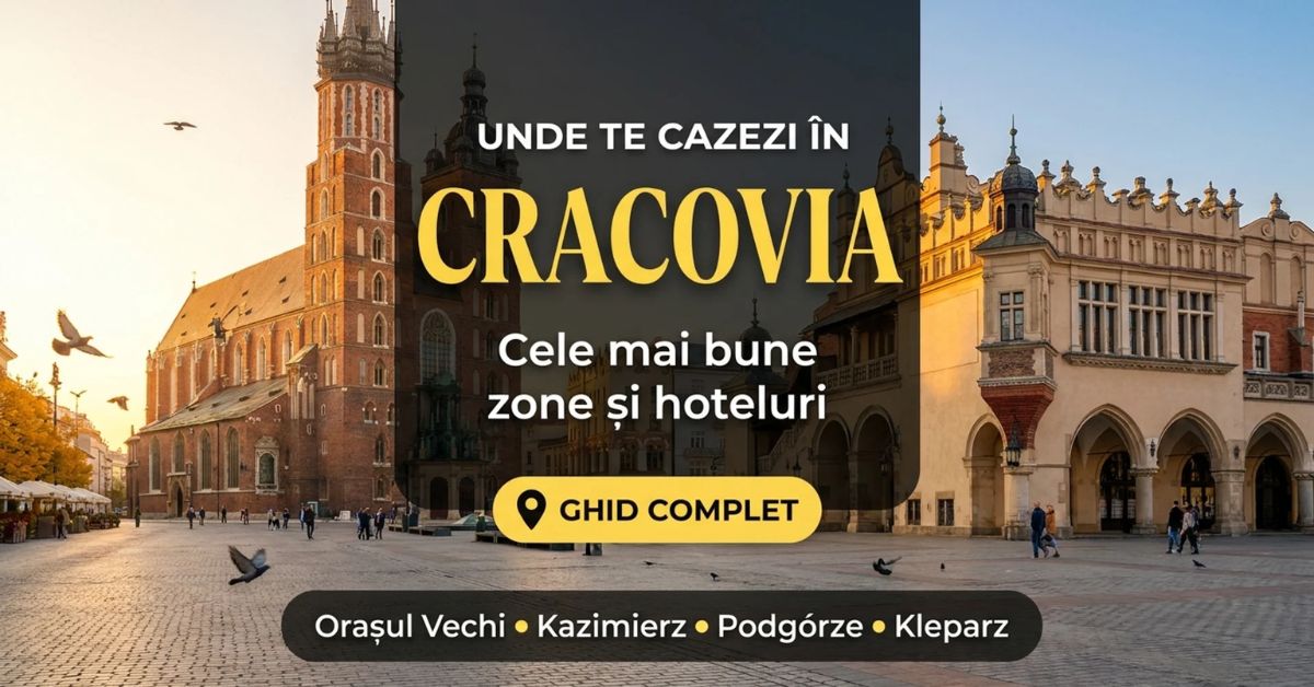 Unde te cazezi în Cracovia