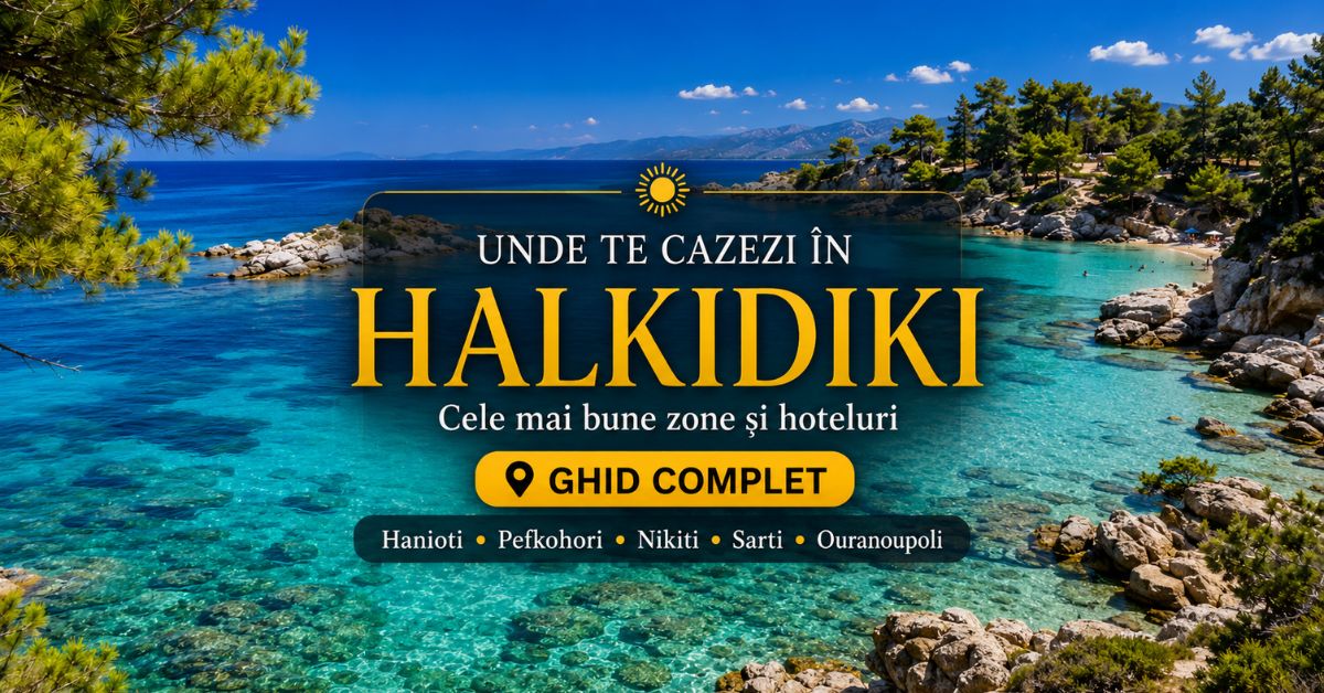 Unde te cazezi în Halkidiki