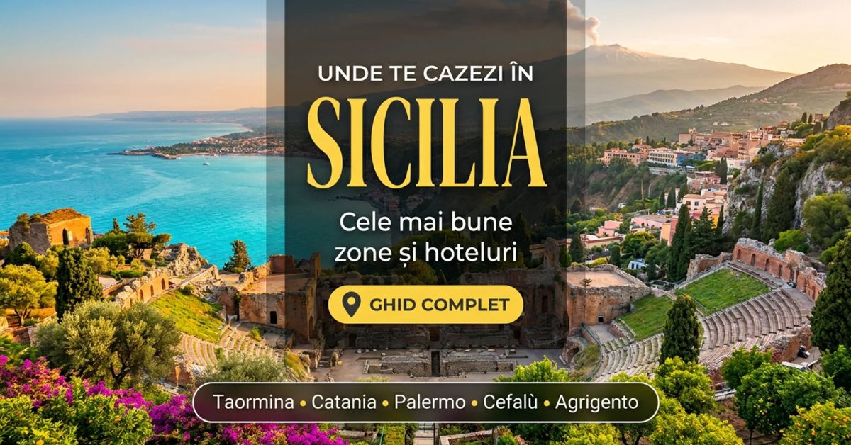 Unde te cazezi în Sicilia