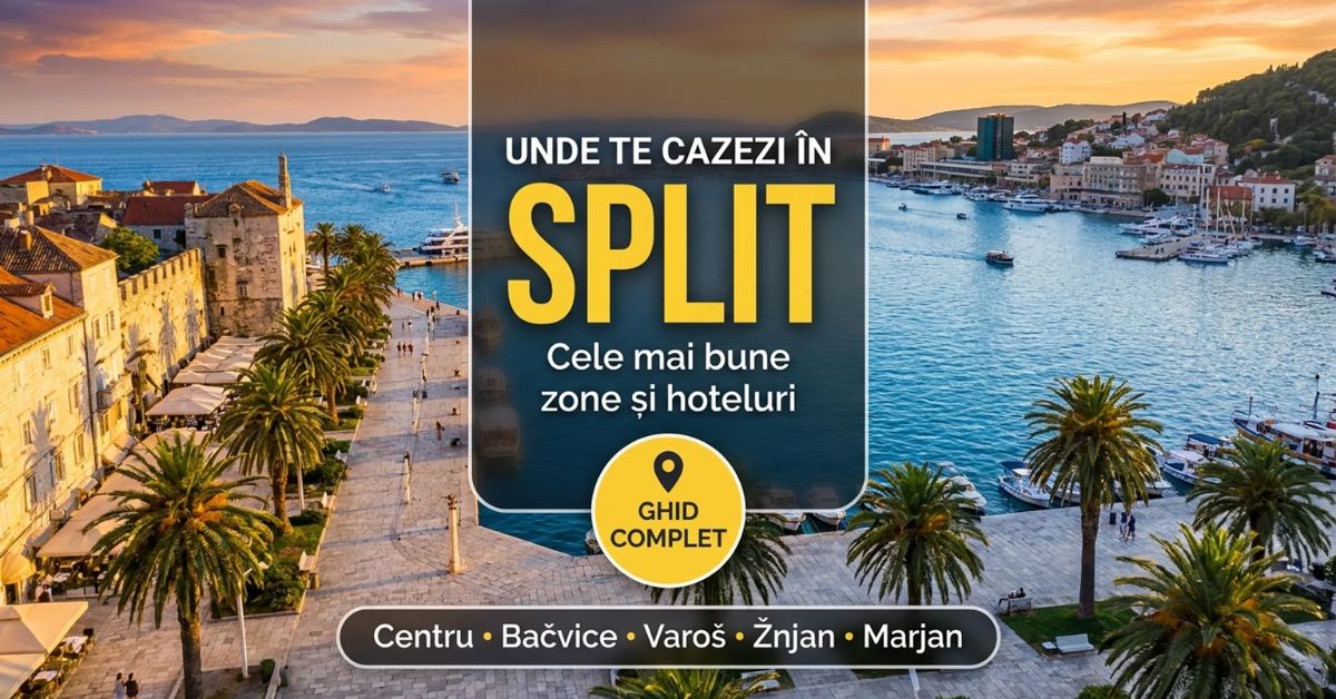 Unde te cazezi în Split