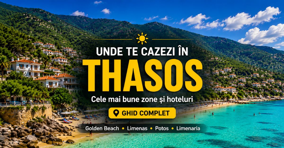 Unde te cazezi în Thasos